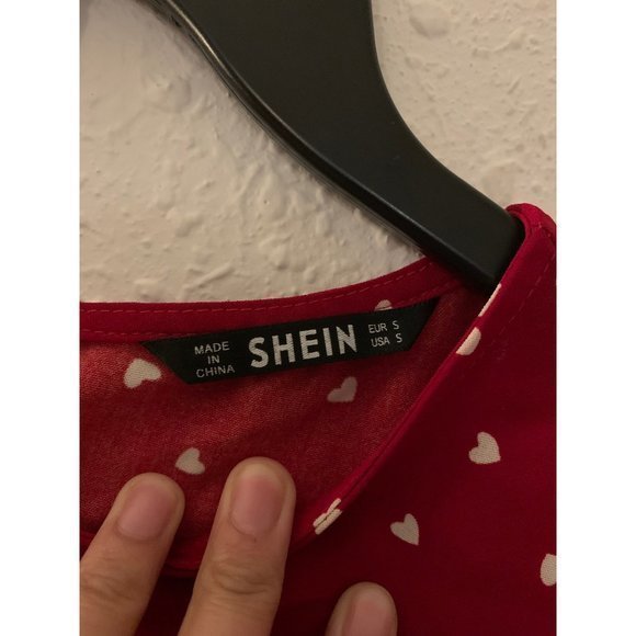 Women's Peplum Red Polka dots Blouse Small - Picture 2 of 3